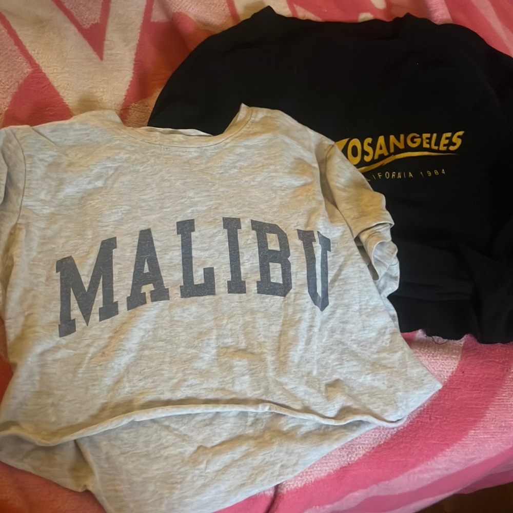 Women's Malibu Graphic Tee - Light Gray
